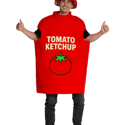 Ketchup Fles - One Size van Partychimp koop je bij Partywinkel