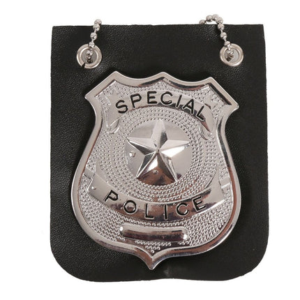 Ketting Politie Badge 8cm van Fiestas Guirca koop je bij Partywinkel
