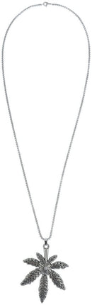 Ketting Zilver Marihuana van Fiestas Guirca koop je bij Partywinkel