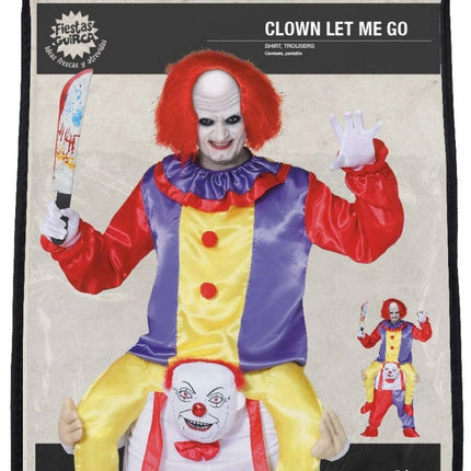 Killer Clown Carry me kostuum Heren van Fiestas Guirca koop je bij Partywinkel