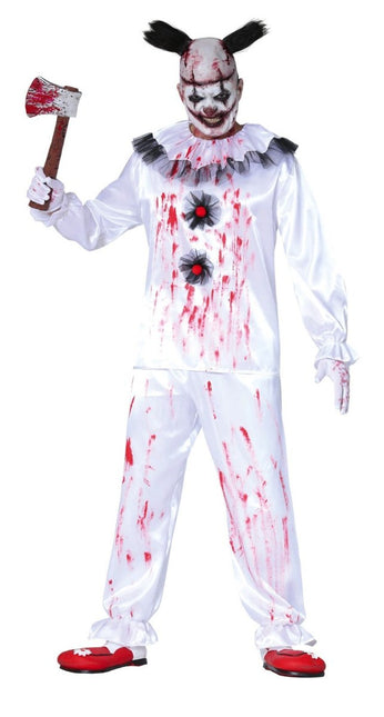 Killer clown Halloween Kostuum Heren Bebloed van Fiestas Guirca koop je bij Partywinkel
