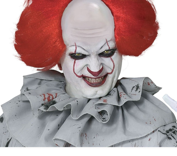 Killer clown Halloween Kostuum Heren Grijs van Fiestas Guirca koop je bij Partywinkel