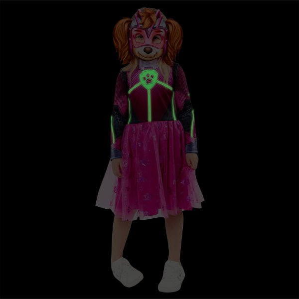 Kind Kostuum Paw Patrol Movie Skye Glow in the Dark van Riethmueller koop je bij Partywinkel