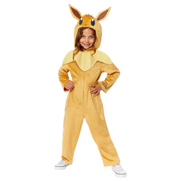 Kind Kostuum Pokemon Eevie Jumpsuit van Riethmueller koop je bij Partywinkel
