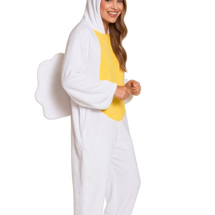 Kip Onesie Wit van PartyXclusive koop je bij Partywinkel