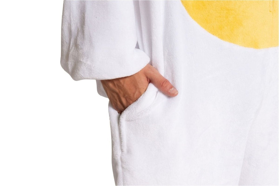 Kip Onesie Wit van PartyXclusive koop je bij Partywinkel