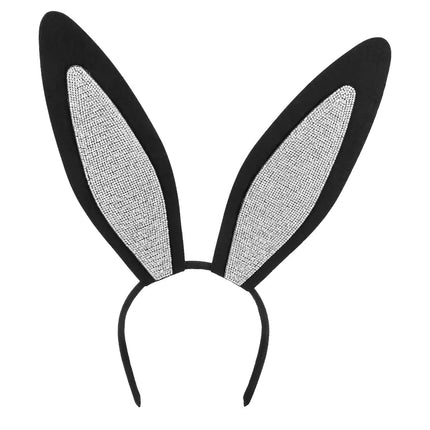 Konijn Haarband Oren Met Diamanten van Boland koop je bij Partywinkel