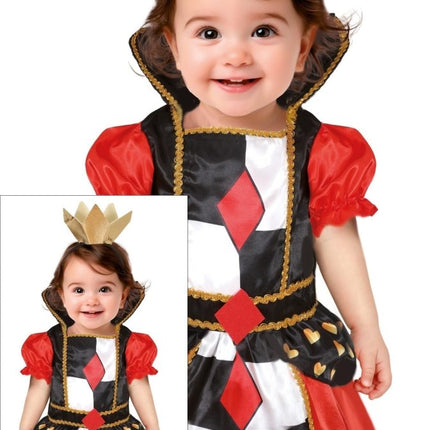 Koningin Jurk Baby Harten van Fiestas Guirca koop je bij Partywinkel
