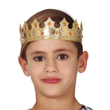 Koningskroon Goud Kind van Fiestas Guirca koop je bij Partywinkel