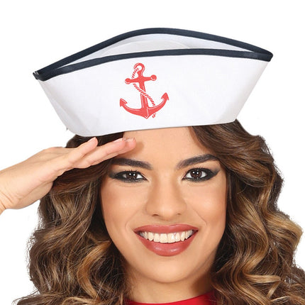 Kostuum Blauw Wit Dames Matroos van Fiestas Guirca koop je bij Partywinkel