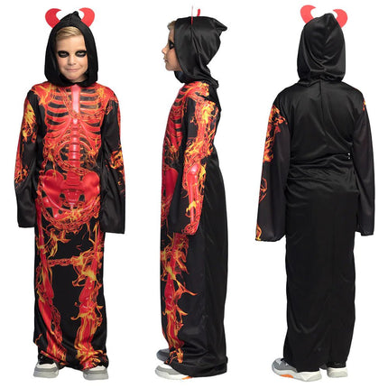 Kostuum Hellfire Skeleton van Boland koop je bij Partywinkel