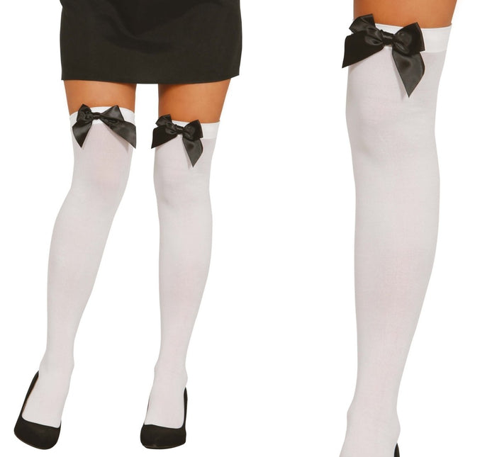 Kousen Strik Wit 70cm van Fiestas Guirca koop je bij Partywinkel