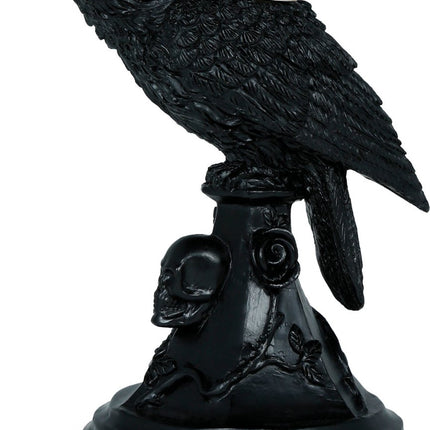 Kraai Kaarsenhouder 16cm van Fiestas Guirca koop je bij Partywinkel