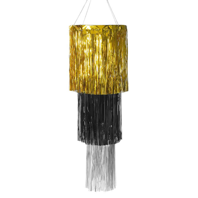 Kroonluchter Hangdecoratie Metallic 1,1m van Boland koop je bij Partywinkel