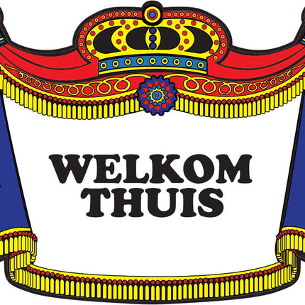Kroonschilden Welkom Thuis van Haza Witbaard koop je bij Partywinkel