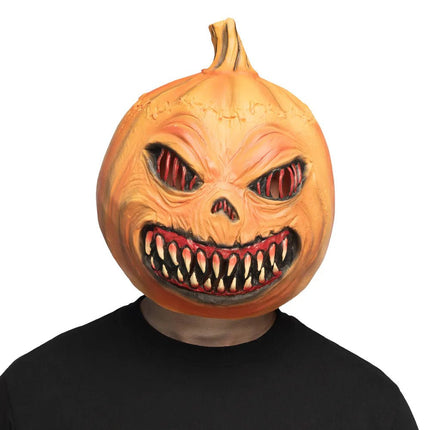 Latex hoofdmasker Pumpkin monster van Boland koop je bij Partywinkel