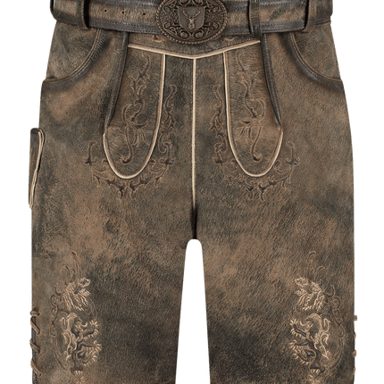 Lederhose Bruin Ziegen Antik van Haus Huberts koop je bij Partywinkel