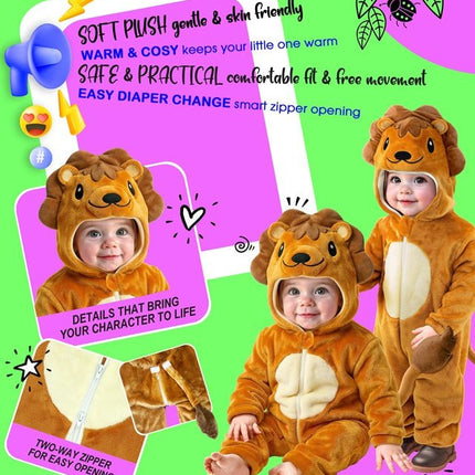 Leeuw Pluche Fluweel van Widmann koop je bij Partywinkel