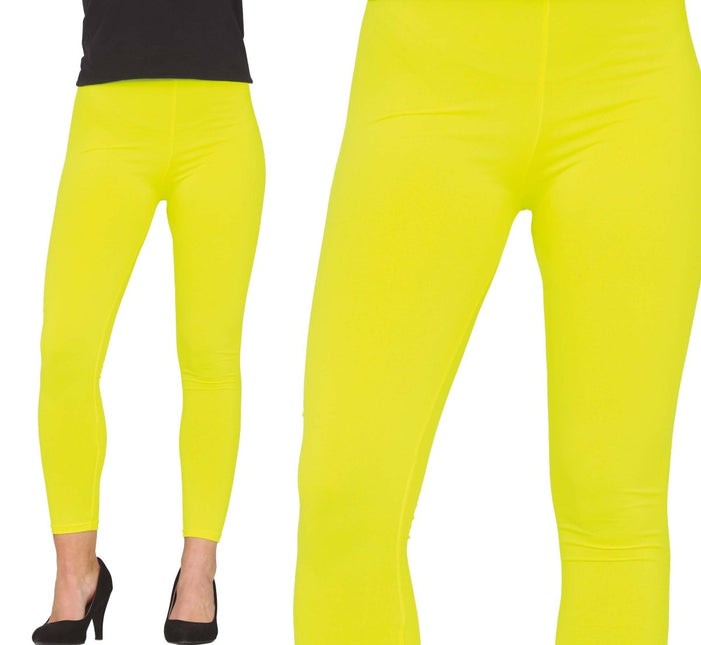 Legging Neon Geel van Fiestas Guirca koop je bij Partywinkel