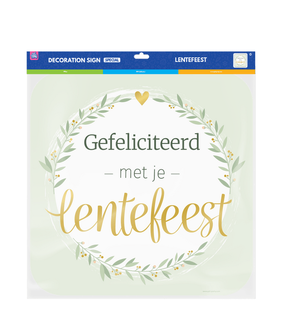 Lentefeest Deurbord 50cm van Paper Dreams koop je bij Partywinkel