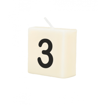 Letter Kaarsje 3 4cm van Paper Dreams koop je bij Partywinkel