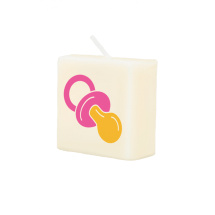 Letter Kaarsje Baby Girl 4cm van Paper Dreams koop je bij Partywinkel