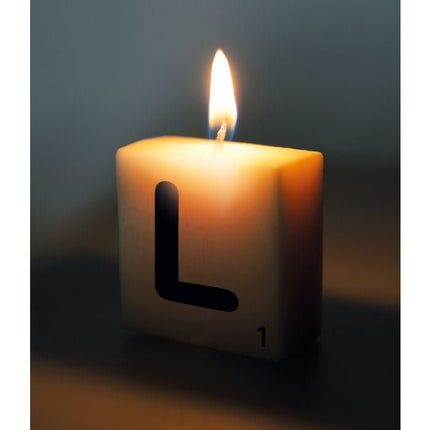 Letter Kaarsje L 4cm van Paper Dreams koop je bij Partywinkel