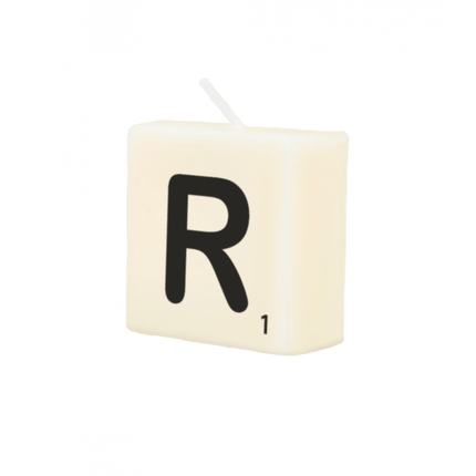 Letter Kaarsje R 4cm van Paper Dreams koop je bij Partywinkel