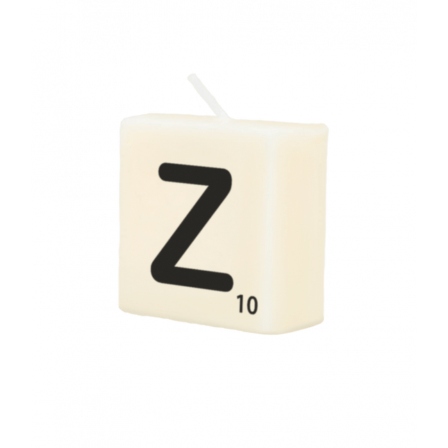 Letter Kaarsje Z 4cm van Paper Dreams koop je bij Partywinkel