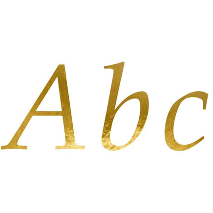Letter Stickers Goud van Partydeco koop je bij Partywinkel