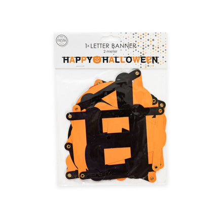 Letterslinger Happy Halloween 2m van WeFiesta koop je bij Partywinkel