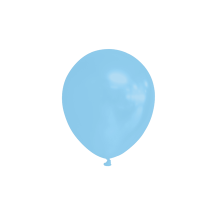 Lichtblauwe Ballonnen 13cm 100st van WeFiesta koop je bij Partywinkel