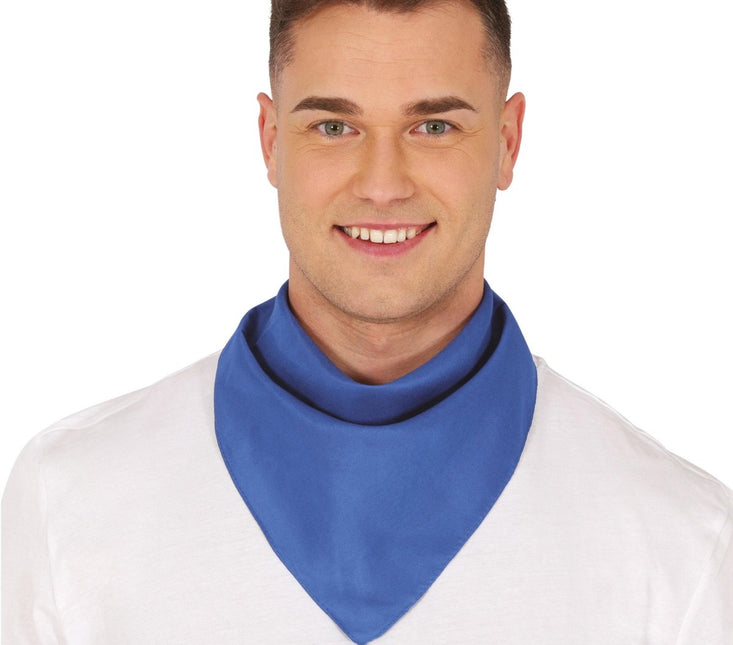 Lichtblauwe Bandana 54cm van Fiestas Guirca koop je bij Partywinkel