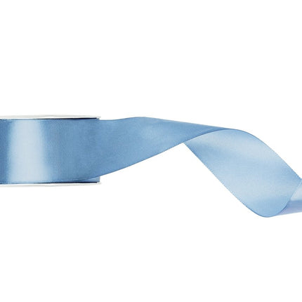Lichtblauwe Lint 5Mm Satijn 25m van Partydeco koop je bij Partywinkel