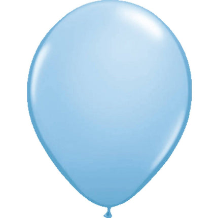 Lichtblauwe Metallic Ballonnen - 10 stuks van Folat koop je bij Partywinkel