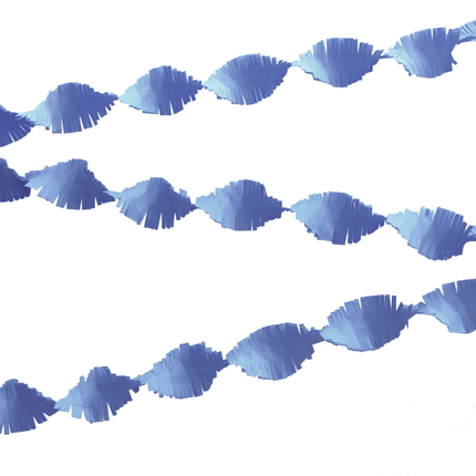 Lichtblauwe Slingers Crepe 24m van WeFiesta koop je bij Partywinkel