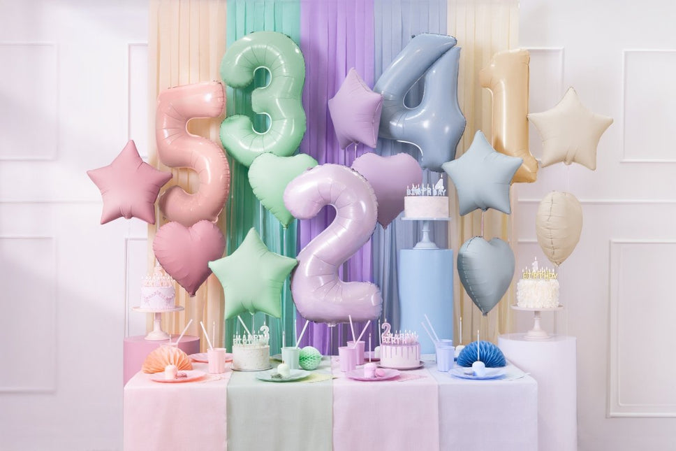 Lichtblauwe Tafelkleed Pastel 1,8m van Partydeco koop je bij Partywinkel