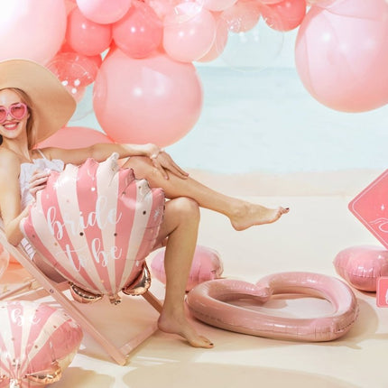 Lichtroze Helium Ballon Hart 45cm van Partydeco koop je bij Partywinkel