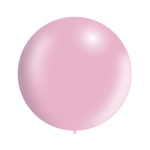 Lichtroze Reuze Ballon Metallic 60cm van Balloonia koop je bij Partywinkel