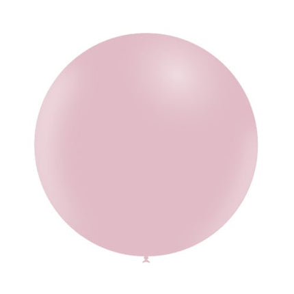 Lichtroze Reuze Ballon Pastel 60cm van Balloonia koop je bij Partywinkel