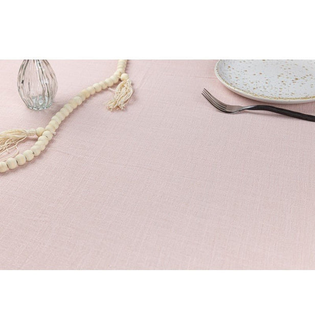 Lichtroze Tafelkleed Katoen 2,4m van CHAKS koop je bij Partywinkel