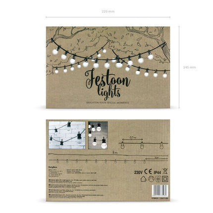 Lichtslinger LED Lampjes 5m van Partydeco koop je bij Partywinkel