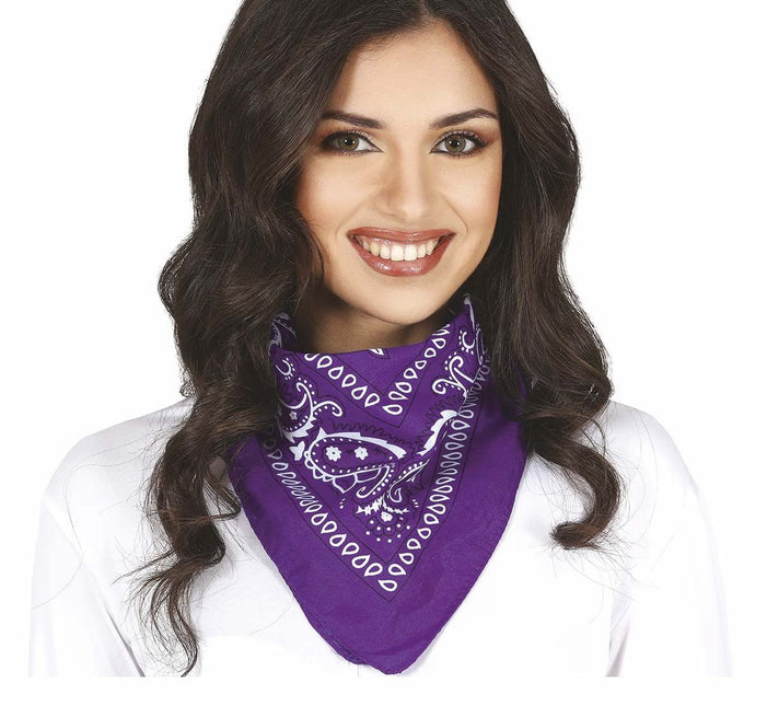 Lila Cowboy Sjaal van Fiestas Guirca koop je bij Partywinkel