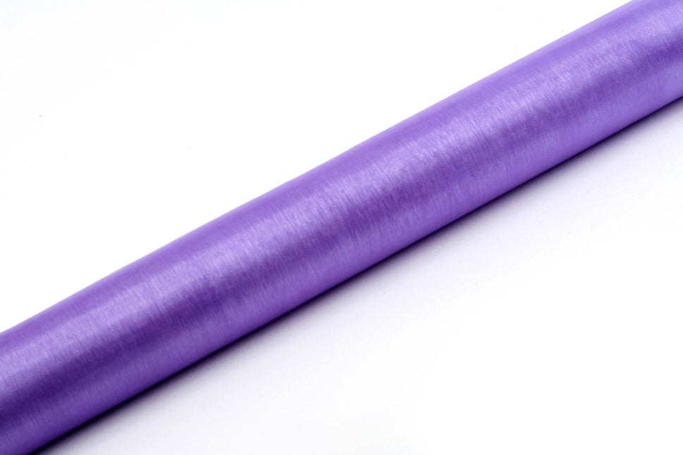Lila Organza Stof 36cm 9m van Partydeco koop je bij Partywinkel
