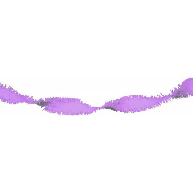 Lila Slingers Crepe 6m van WeFiesta koop je bij Partywinkel