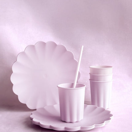 Lila Tafelkleed 1,8m van Partydeco koop je bij Partywinkel