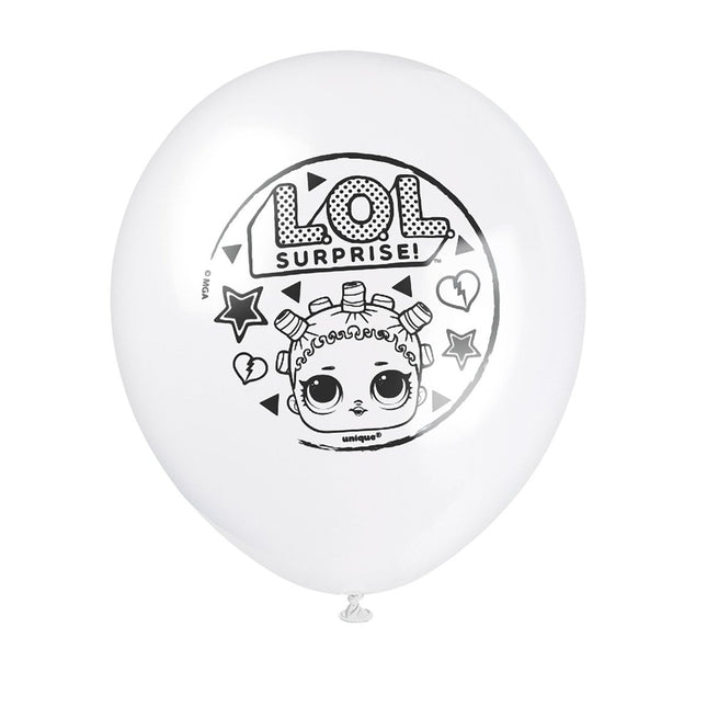 Lol Surprise Ballonnen 30cm 8st van Unique koop je bij Partywinkel