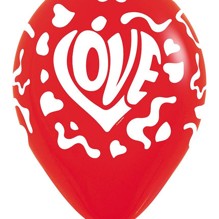 Love Ballonnen 30cm 25st van Sempertex koop je bij Partywinkel