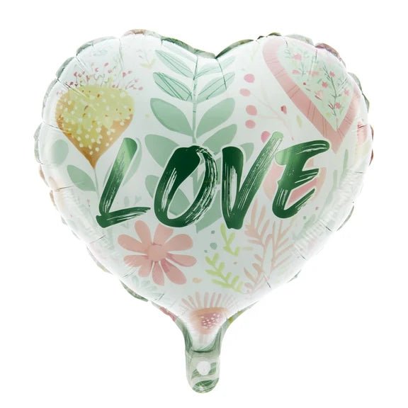 Love Helium Ballon Groen Hart Leeg 45cm van VDV Benefit koop je bij Partywinkel