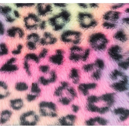 Luipaard Tas Gekleurd 20x12x22cm van CHAKS koop je bij Partywinkel